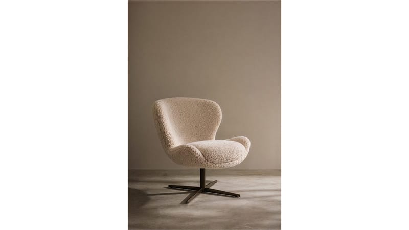 Kevlor Snurrfåtölj - Beige - Möbler - Fåtölj & stolar - Fåtölj - Snurrfåtölj