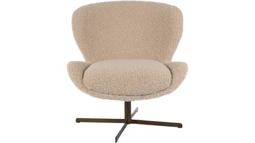 Kevlor Snurrfåtölj - Beige - Möbler - Fåtölj & stolar - Fåtölj - Snurrfåtölj