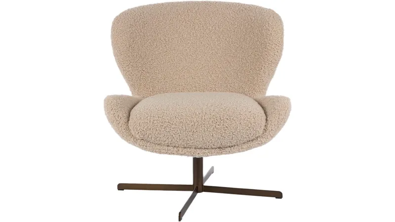 Kevlor Snurrfåtölj - Beige - Möbler - Fåtölj & stolar - Fåtölj - Snurrfåtölj
