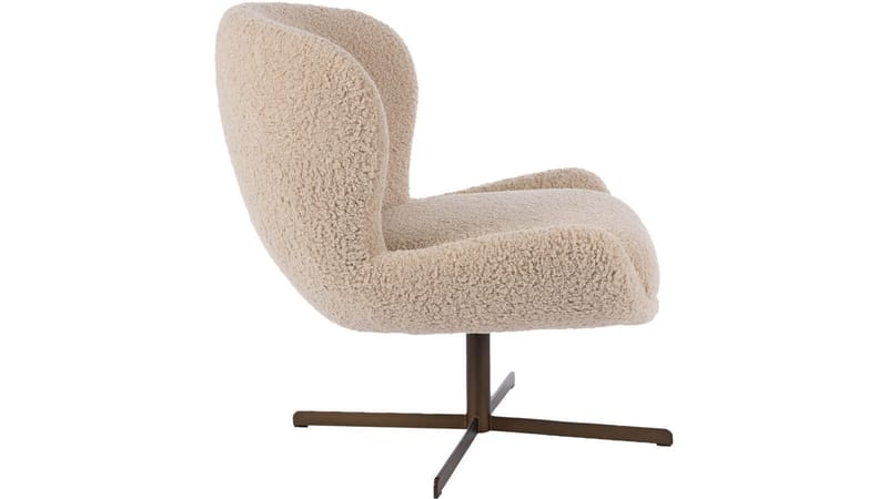 Kevlor Snurrfåtölj - Beige - Möbler - Fåtölj & stolar - Fåtölj - Snurrfåtölj