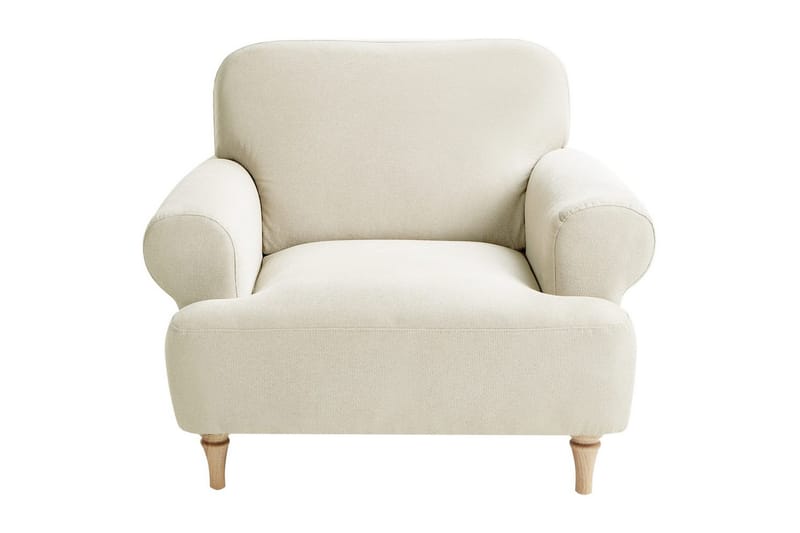 Fåtölj Kiberg - Beige, ljust trä - Möbler - Fåtölj & stolar - Fåtölj