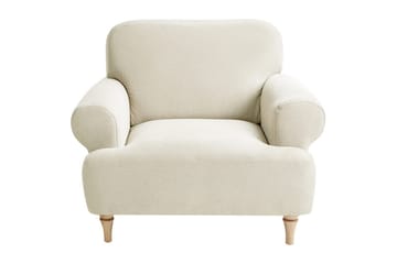 Fåtölj Kiberg - Beige, ljust trä - Möbler - Fåtölj & stolar - Fåtölj