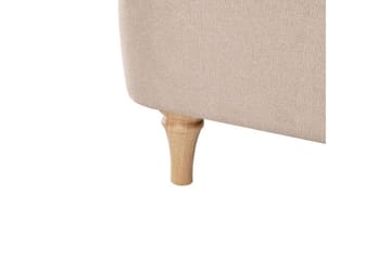 Fåtölj Kiberg - Taupe, ljust trä - Möbler - Fåtölj & stolar - Fåtölj