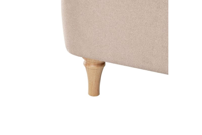 Fåtölj Kiberg - Taupe, ljust trä - Möbler - Fåtölj & stolar - Fåtölj