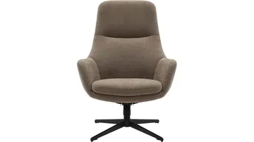 Kiresto Fåtölj med pall snurrfunktion - Grå - Möbler - Fåtölj & stolar - Fåtölj - Biofåtölj & reclinerfåtölj