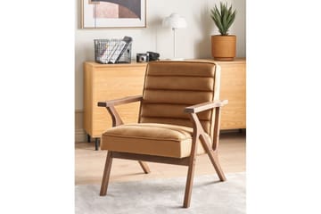 Fåtölj Kisa - Brunt, mörkt trä - Möbler - Fåtölj & stolar - Fåtölj