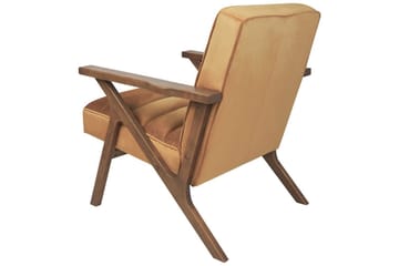 Fåtölj Kisa - Brunt, mörkt trä - Möbler - Fåtölj & stolar - Fåtölj