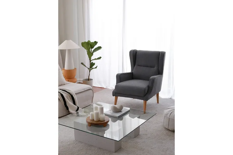 Klam Fåtölj, Grå