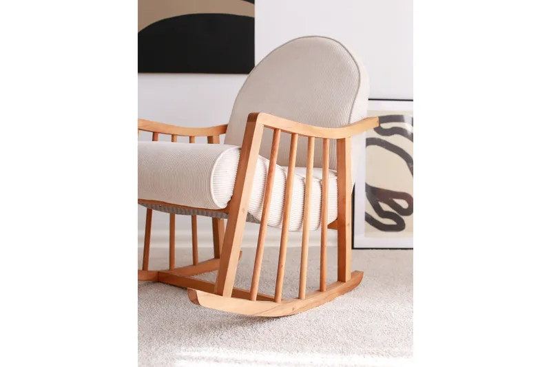 Klea Fåtölj - Vit - Möbler - Barnmöbler - Barnstol - Gungstol barn