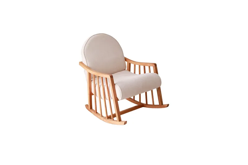 Klea Fåtölj - Vit - Möbler - Barnmöbler - Barnstol - Gungstol barn