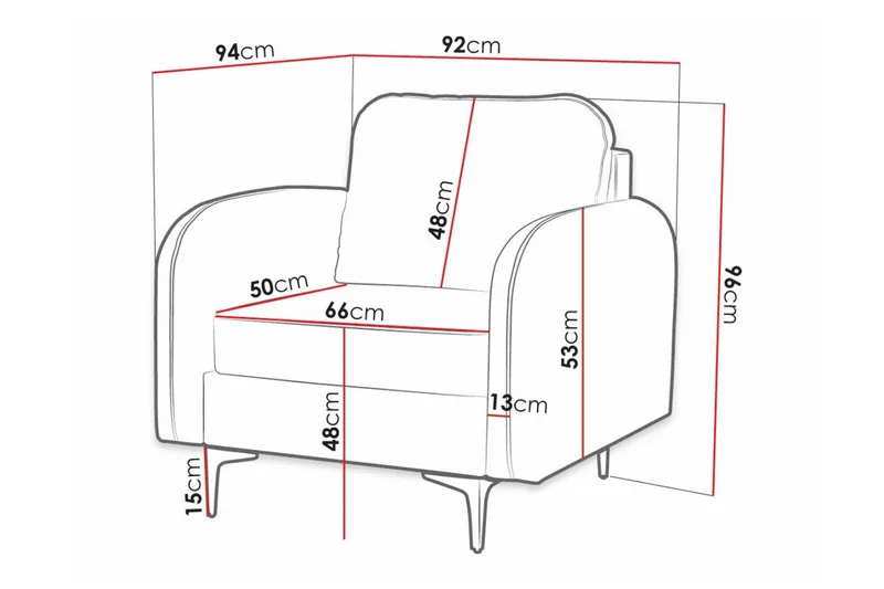 Knocklong Fåtölj Black - Möbler - Fåtölj & stolar - Fåtölj