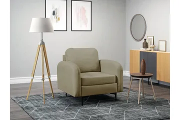 Knocklong Fåtölj Dark Beige/Mocca - Möbler - Fåtölj & stolar - Fåtölj