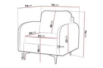 Knocklong Fåtölj Dark green - Möbler - Fåtölj & stolar - Fåtölj
