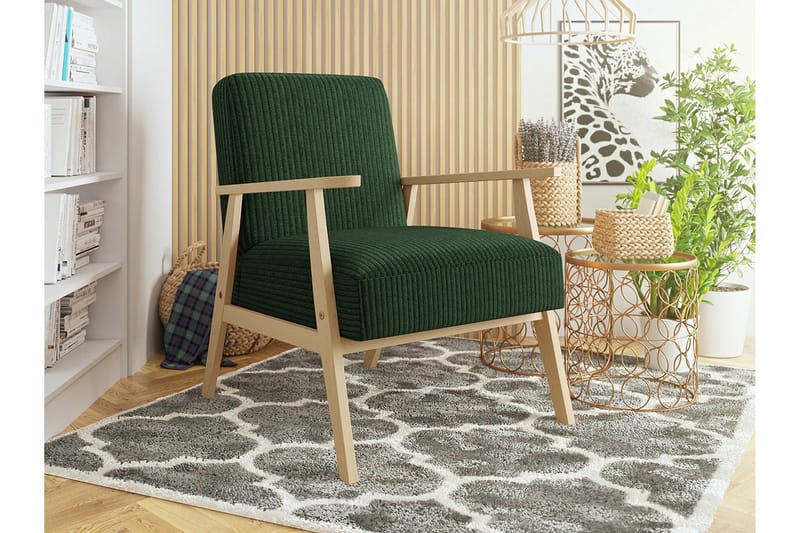 Knocklong Fåtölj Dark green/Brown - Möbler - Fåtölj & stolar - Fåtölj