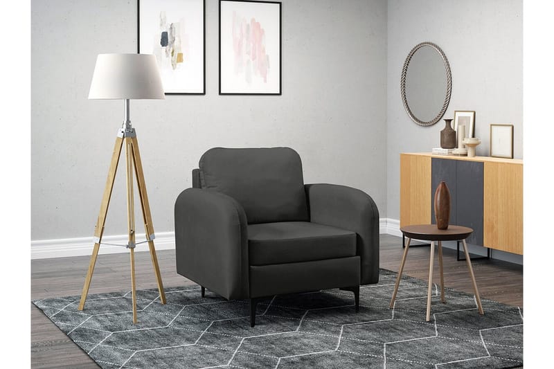 Knocklong Fåtölj Dark grey - Möbler - Fåtölj & stolar - Fåtölj