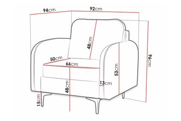 Knocklong Fåtölj Dark grey - Möbler - Fåtölj & stolar - Fåtölj