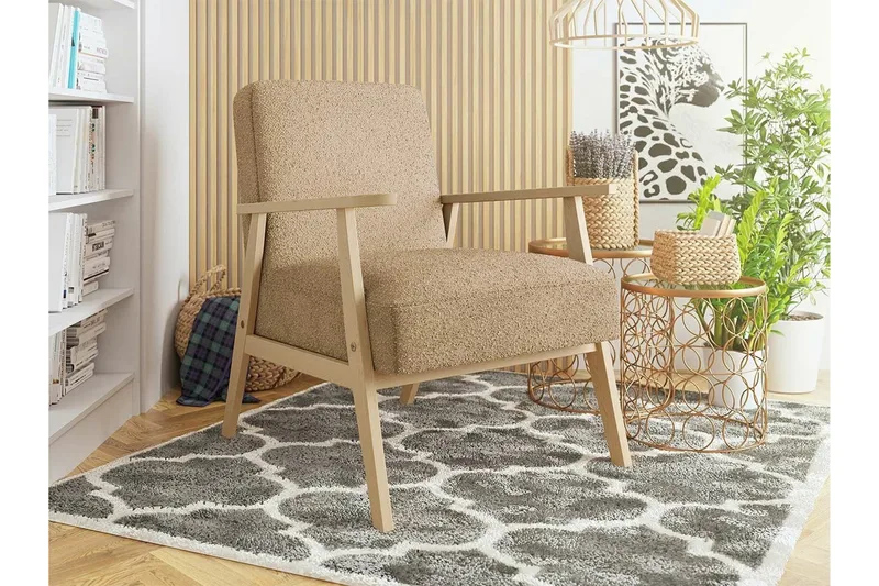 Knocklong Fåtölj Light brown - Möbler - Fåtölj & stolar - Fåtölj