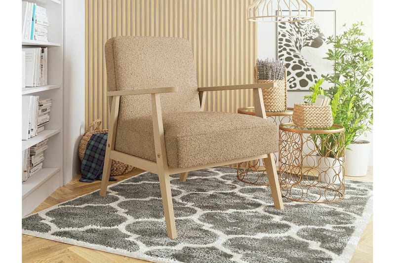 Knocklong Fåtölj Light brown - Möbler - Fåtölj & stolar - Fåtölj