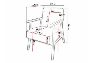 Knocklong Fåtölj Light brown - Möbler - Fåtölj & stolar - Fåtölj