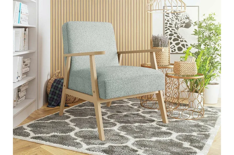 Knocklong Fåtölj Ljusgrå - Möbler - Fåtölj & stolar - Fåtölj