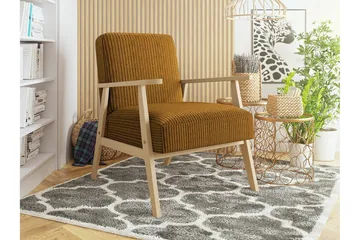 Knocklong Fåtölj Yellow/Brown - Möbler - Fåtölj & stolar - Fåtölj