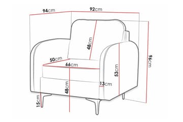 Knocklong Fåtölj Pink - Möbler - Fåtölj & stolar - Fåtölj