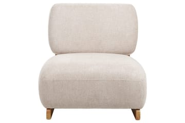 Fåtölj Kokkola - Beige, ljust trä - Möbler - Fåtölj & stolar - Fåtölj
