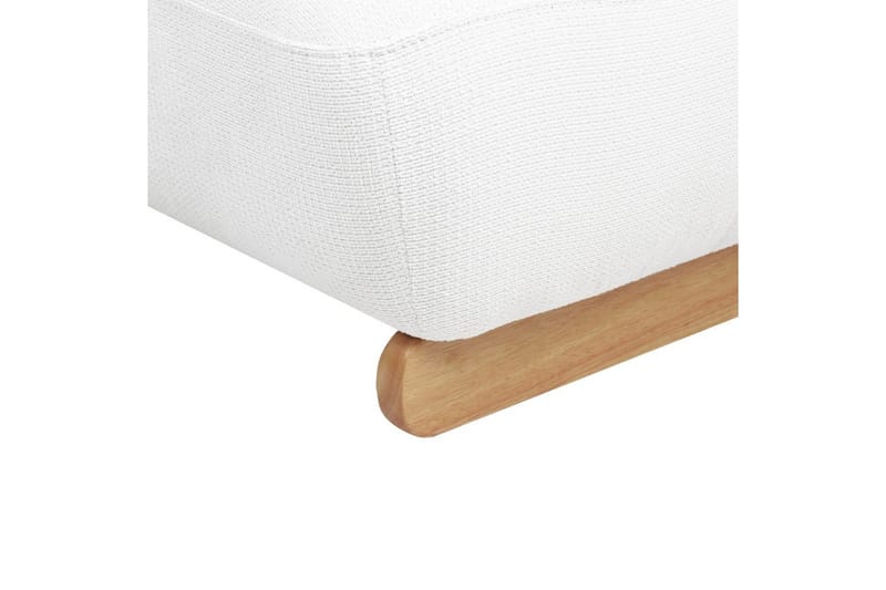 Fåtölj Kokkola - Vit, ljust trä - Möbler - Fåtölj & stolar - Fåtölj