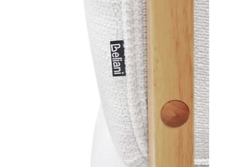 Fåtölj Kokkola - Vit, ljust trä - Möbler - Fåtölj & stolar - Fåtölj