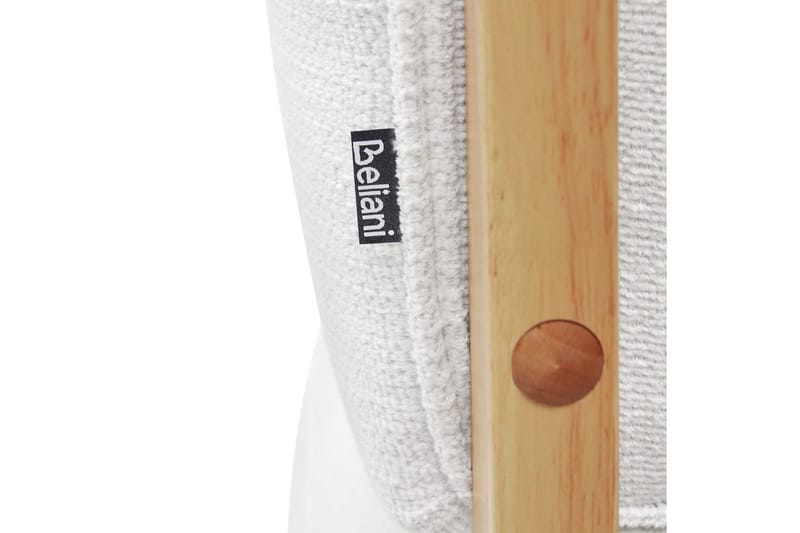 Fåtölj Kokkola - Vit, ljust trä - Möbler - Fåtölj & stolar - Fåtölj