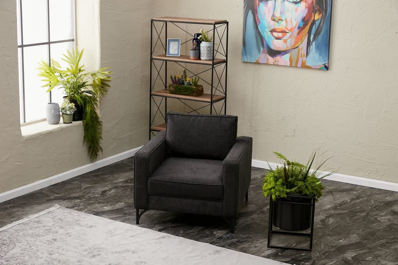 Retzow Fåtölj - Antracit - Möbler - Fåtölj & stolar - Fåtölj