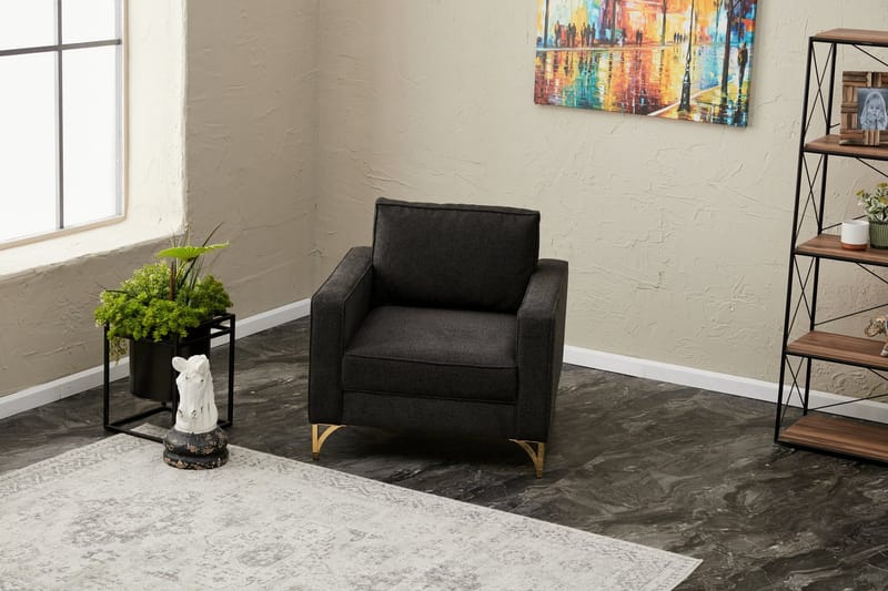 Retzow Fåtölj - Antracit - Möbler - Fåtölj & stolar - Fåtölj