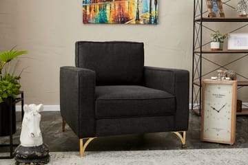 Retzow Fåtölj - Antracit - Möbler - Fåtölj & stolar - Fåtölj