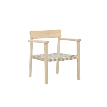 Krois Fåtölj med Armstöd i Trä med Tygdetaljer - Beige - Möbler - Fåtölj & stolar - Fåtölj