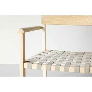 Krois Fåtölj med Armstöd i Trä med Tygdetaljer - Beige - Möbler - Fåtölj & stolar - Fåtölj