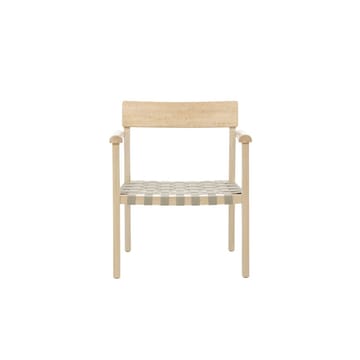 Krois Fåtölj med Armstöd i Trä med Tygdetaljer - Beige - Möbler - Fåtölj & stolar - Fåtölj