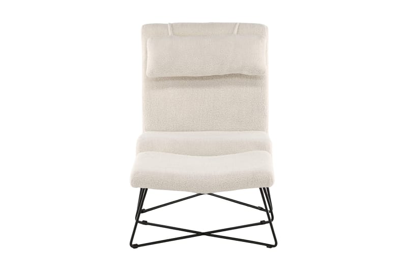 Laconia Fåtölj - Vit - Möbler - Fåtölj & stolar - Fåtölj - Fåtölj med fotpall