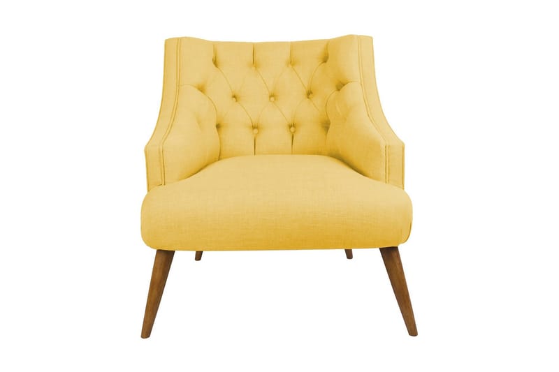 Lamonti Fåtölj - Gul/Natur - Möbler - Fåtölj & stolar - Fåtölj