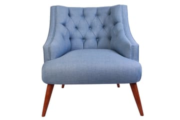 Lamonti Fåtölj - Indigoblå/Natur - Möbler - Fåtölj & stolar - Fåtölj