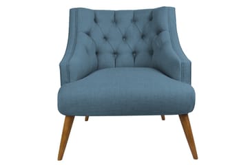 Lamonti Fåtölj - Mörkblå/Natur - Möbler - Fåtölj & stolar - Fåtölj