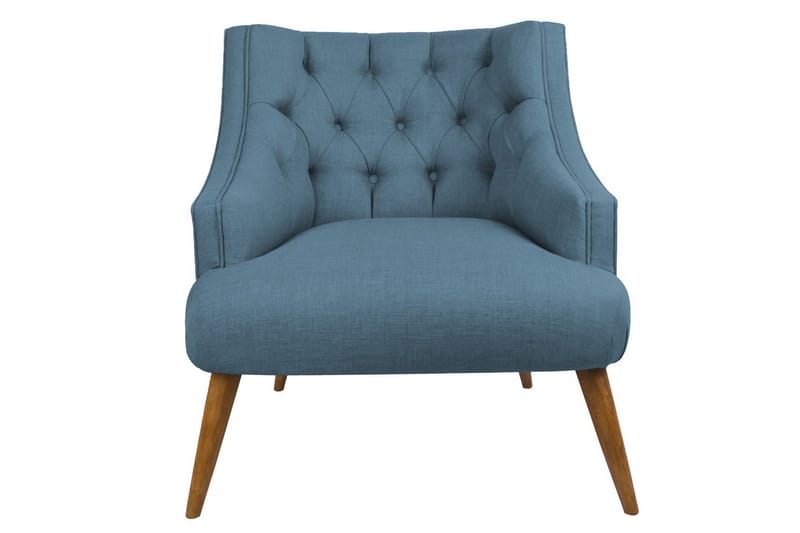 Lamonti Fåtölj - Mörkblå/Natur - Möbler - Fåtölj & stolar - Fåtölj