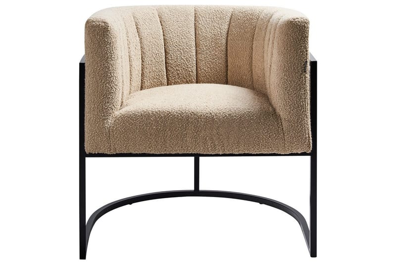 Fåtölj Larvik II Beige/svart - Beige/svart - Möbler - Fåtölj & stolar - Fåtölj