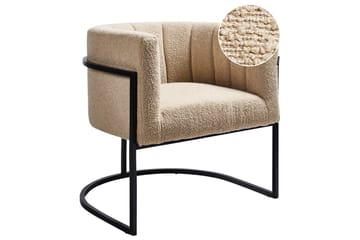 Fåtölj Larvik II Beige/svart