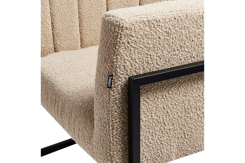 Fåtölj Larvik II Beige/svart - Beige/svart - Möbler - Fåtölj & stolar - Fåtölj