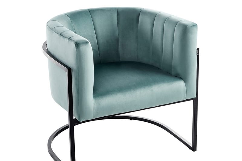 Fåtölj Larvik II Grön/Svart - Grön/Svart - Möbler - Fåtölj & stolar - Fåtölj