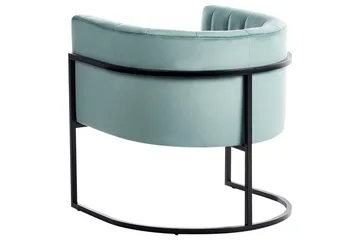 Fåtölj Larvik II Grön/Svart - Grön/Svart - Möbler - Fåtölj & stolar - Fåtölj