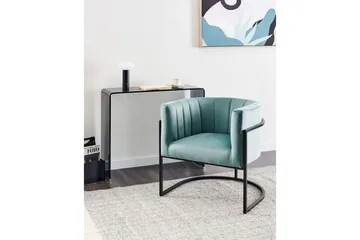 Fåtölj Larvik II Grön/Svart - Grön/Svart - Möbler - Fåtölj & stolar - Fåtölj