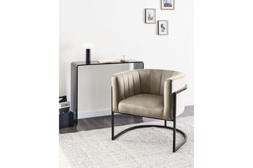 Fåtölj Larvik II Taupe/svart - Taupe/svart - Möbler - Fåtölj & stolar - Fåtölj