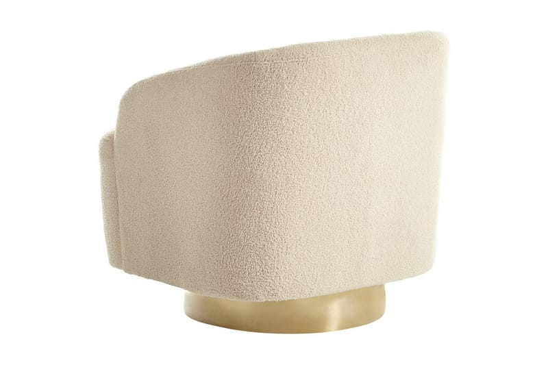 Fåtölj Lavik Beige/guld - Beige/guld - Möbler - Fåtölj & stolar - Fåtölj