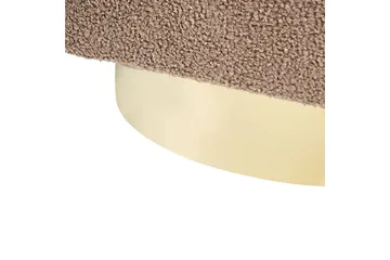 Fåtölj Lavik Brun/Guld - Brun/Guld - Möbler - Fåtölj & stolar - Fåtölj